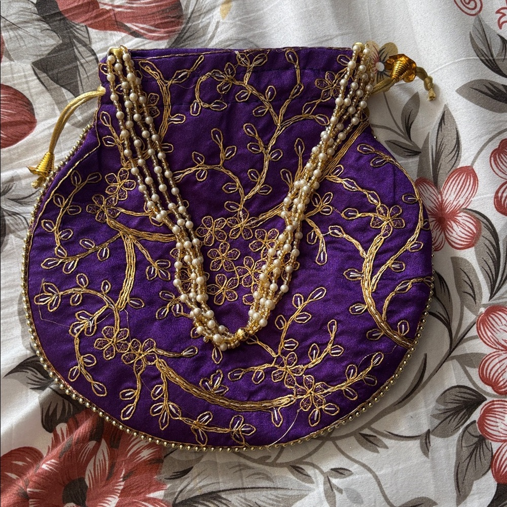 Indian party wear clutch potli bag